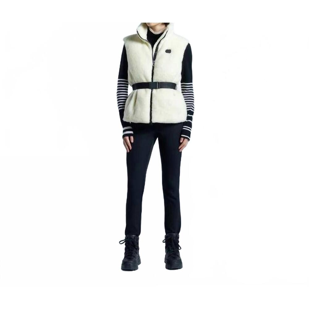 NEW ERIN SNOW nix vest in white neon speckle